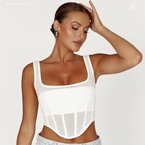 NWT Meshki Delaney Corset Bustier